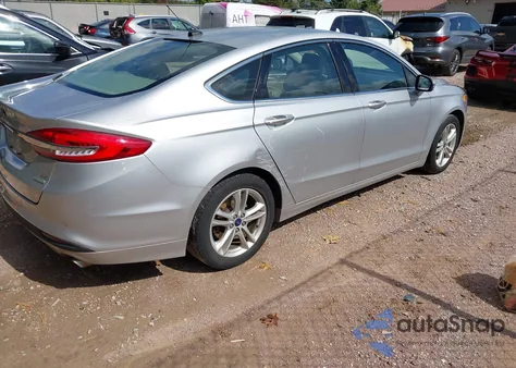 2018 Ford Fusion Se из США, поврежденный, VIN 3FA6P0HD9JR270655